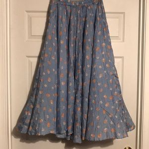 Vintage silk skirt